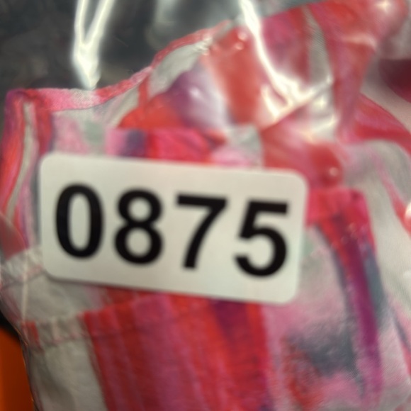 Athleta Georgia Racerback Deep V-Neck Watercolor Women’s Sundress SZ Small Rayon - Picture 13 of 13